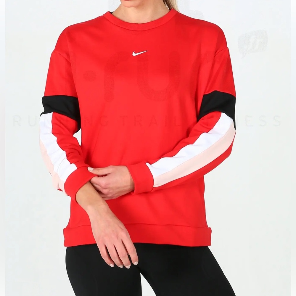 Nike Women's Therma Fit Womens Colorblock Crew Sweatshirt